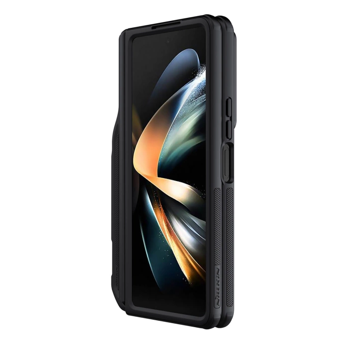 Etui Nillkin CamShield Fold Case na Samsung Galaxy Z Fold 5 z dodatkowym uchwytem na rysik - czarne