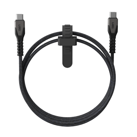 UAG Rugged Cable - kabel USB-C - USB-C 60W, 1,5 m (black/gray)