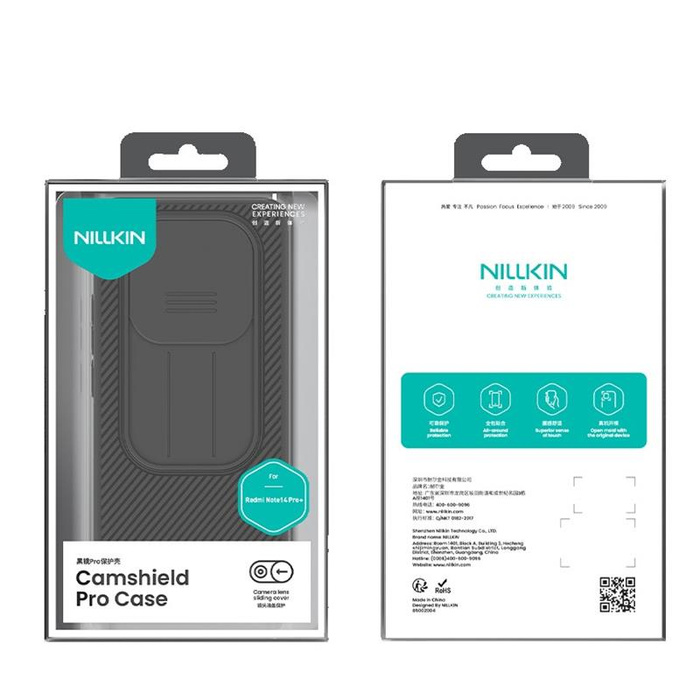 NILLKIN CAMSHIELD PRO XIAOMI REDMI NOTE 14 PRO+, BLACK / CZARNY