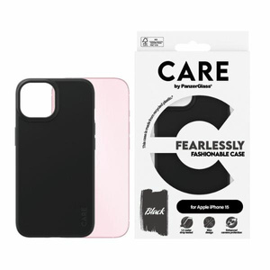 CARE by PanzerGlass Fearlessly Fashionable Case iPhone 15 6,1" czarny/black 1429