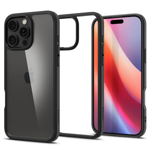 ETUI SPIGEN ULTRA HYBRID IPHONE 16 PRO MATTE BLACK