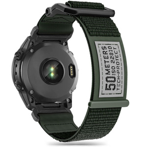 Pasek Tech-protect Scout Garmin Fenix 5 / 6 / 6 Pro / 7 Military Green