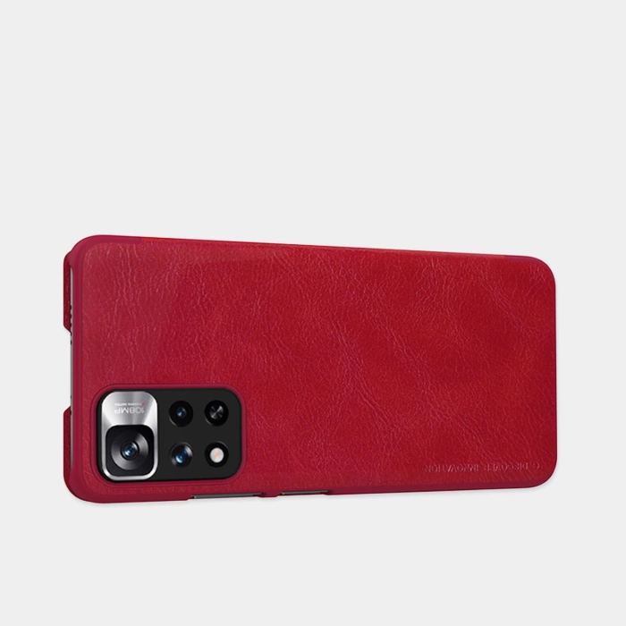 Etui Nillkin Qin Case do Xiaomi Redmi Note 11 Pro+ (China) / Redmi Note 11 Pro (China) / Mi11i HyperCharge z klapką - czarne