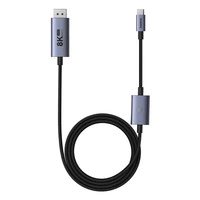 Adapter USB-C - DP Baseus 8K 1,5m (czarny)