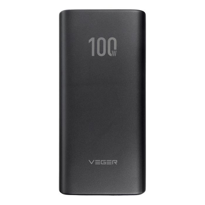 VEGER powerbank 20000 mAh PD QC3.0 5A 100W T100 (W2032C-100) czarny