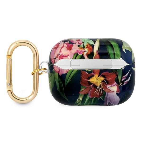 Etui GUESS Apple AirPods Pro Cover Flower Strap Collection Niebieski Case