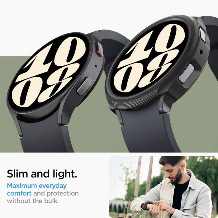 Etui Spigen Liquid Air Samsung Galaxy Watch 6 (44 MM) Matte Black Case