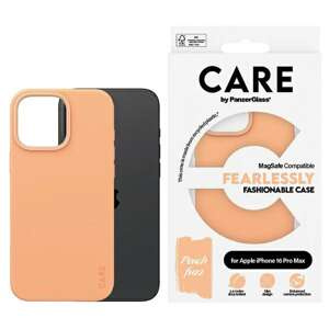 Etui CARE by PanzerGlass Fashion Case iPhone 16 Pro Max 6.9" brzoskwiniowy/peachy MagSafe 1392