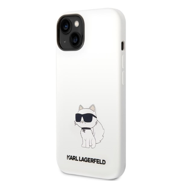 Etui KARL LAGERFELD Apple iPhone 14 Plus Silicone Choupette Biały Hardcase