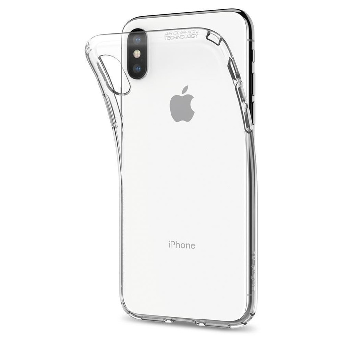 Etui SPIGEN Liquid Crystal Apple iPhone X Xs Clear + Szkło SPIGEN Case