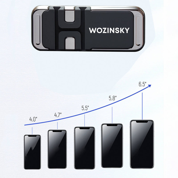 Wozinsky uchwyt na telefon magnetyczny z organizerem do kabli (WMCDO-B1)