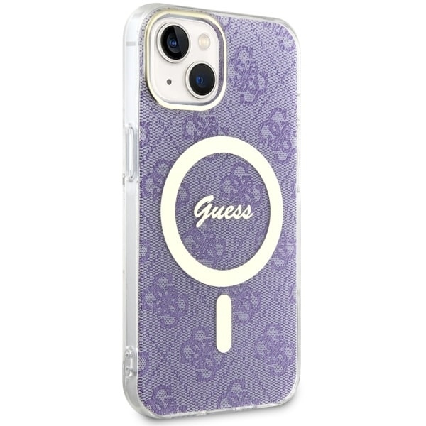 Etui Guess GUHMP14MH4STU iPhone 14 Plus 6.7" purpurowy/purple hardcase 4G MagSafe Case