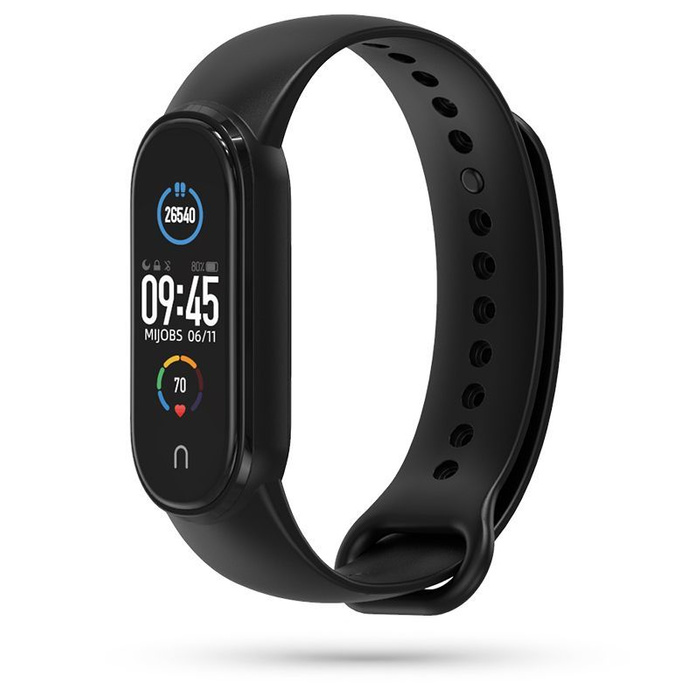 Pasek TECH-PROTECT Iconband Xiaomi Mi Band 5 Black Czarny