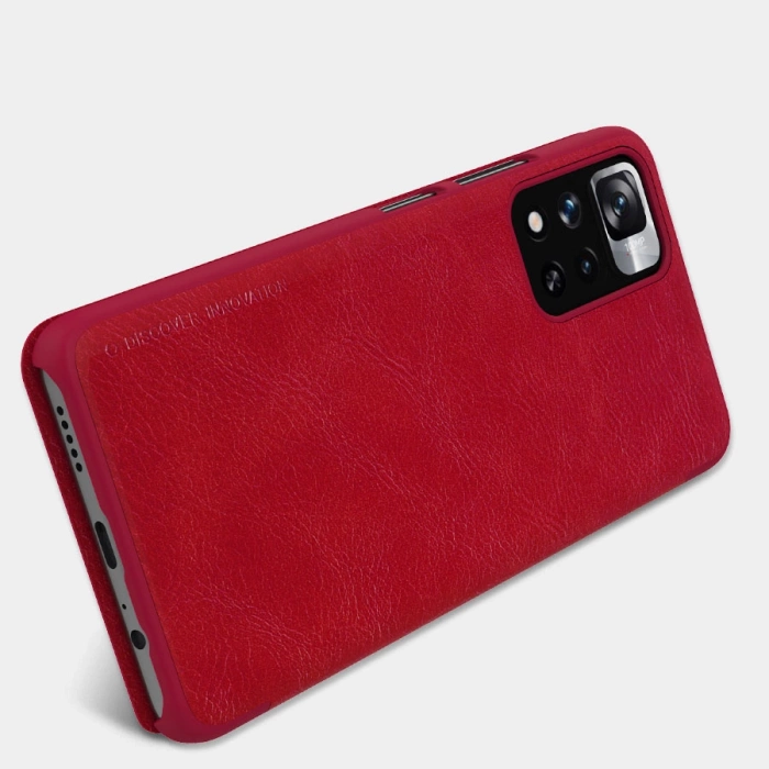 Etui Nillkin Qin Case do Xiaomi Redmi Note 11 Pro+ (China) / Redmi Note 11 Pro (China) / Mi11i HyperCharge z klapką - czarne