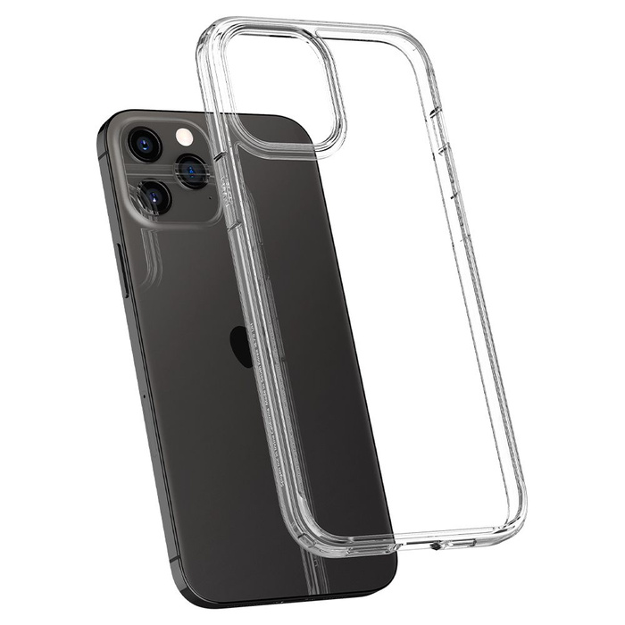 Etui SPIGEN Ultra Hybrid iPhone 12 12 Pro Clear przezroczyste Case