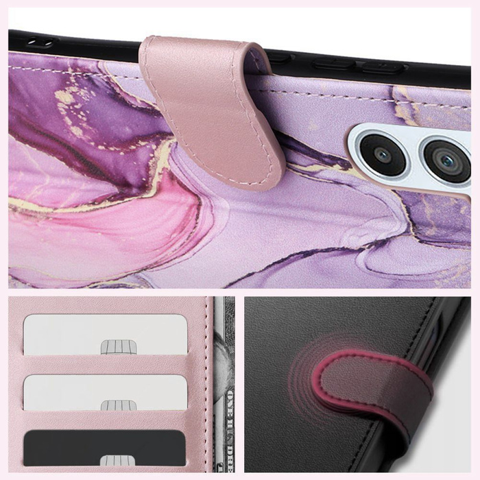 Etui Tech-protect Wallet Galaxy A35 5g Marble