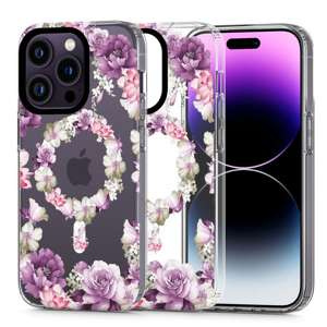 Etui Tech-protect Magmood Magsafe iPhone 14 Pro Rose Floral Case