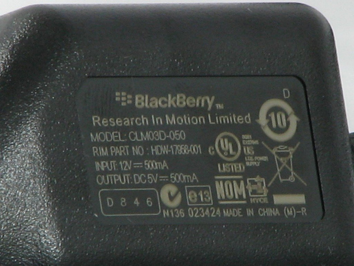 Ładowarka BLACKBERRY Samochodowa Micro USB 8220 8900 9500 9700 9780 9800