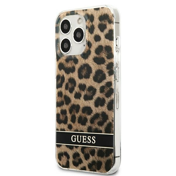 Etui GUESS Apple iPhone 13 13 Pro Leopard Brązowy Hardcase