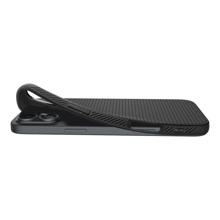 Etui iPhone 16 Spigen Liquid Air Matte Black