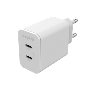 Mophie Gan Charger - ładowarka sieciowa 45W (2x USB-C) (white)