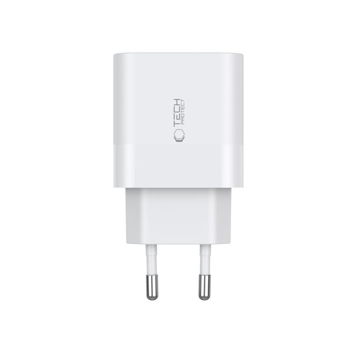 ŁADOWARKA TECH-PROTECT C20W 2-PORT NETWORK CHARGER PD20W WHITE