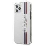 Etui US POLO Apple iPhone 12 12 Pro Tricolor Collection USHCP12MPCUSSWH Biały Case