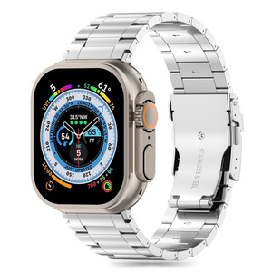 TECH-PROTECT STAINLESS PRO APPLE WATCH 4 / 5 / 6 / 7 / 8 / 9 / SE / ULTRA 1 / 2 (42 / 44 / 45 / 49 MM) SILVER