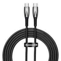 Baseus Glimmer Series kabel z szybkim ładowaniem USB-C 480Mb/s PD 100W 2m czarny