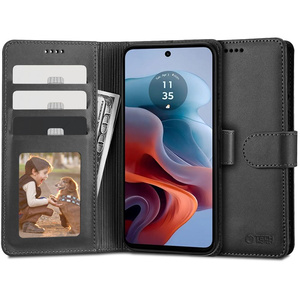 Etui Tech-protect Wallet Motorola Moto G34 5g Black Case