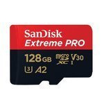 SanDisk karta pamięci 128GB microSDXC Extreme Pro UHS-I U3 170 / 90 MB/s + adapter