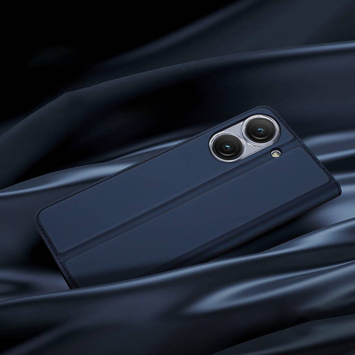 Dux Ducis Skin Pro etui Asus Zenfone 9 pokrowiec z klapką portfel na kartę podstawka czarne