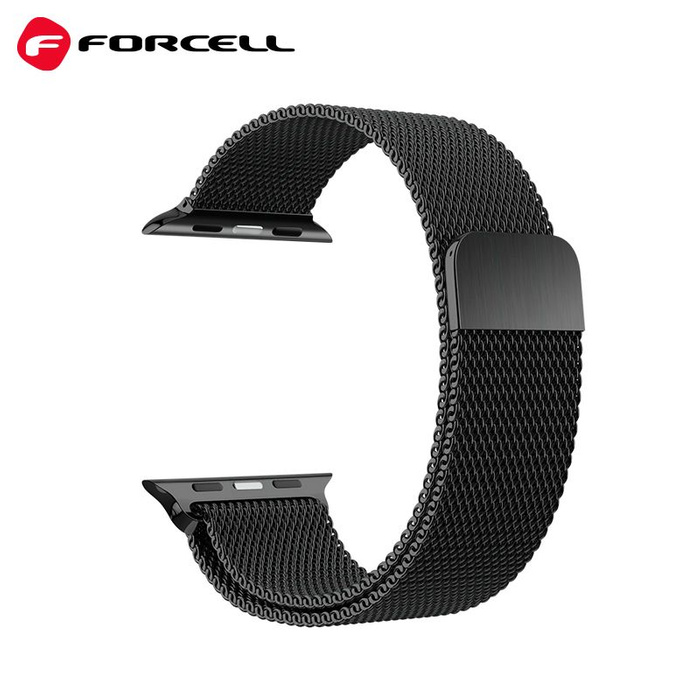 FORCELL F-DESIGN FA03 pasek do APPLE Watch 38 / 40 / 41 mm czarny