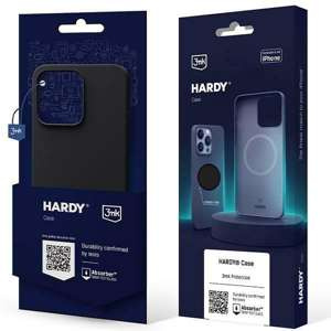 Etui 3MK Hardy Case iPhone 15 Pro 6.1" grafitowy/graphite MagSafe Case