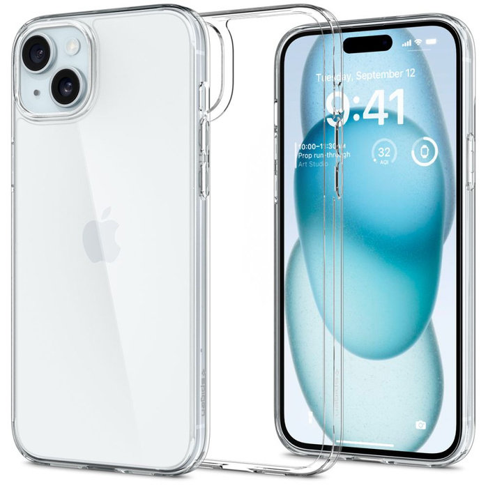 Etui Spigen Airskin Hybrid iPhone 15 Crystal Clear Case