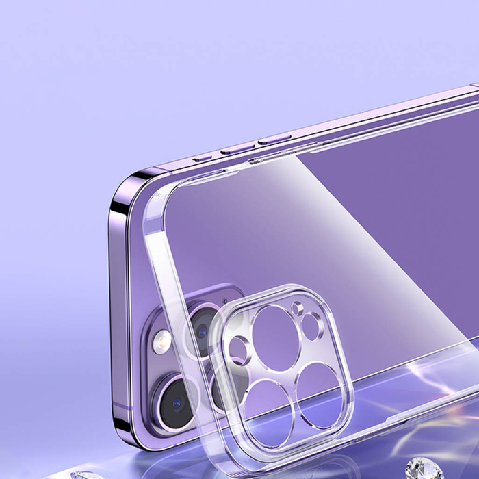 Etui Baseus Crystal Case etui do iPhone 14 Pro Max cienki pokrowiec + szkło przezroczyste Case