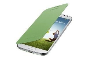 Futerał SAMSUNG Galaxy S4 SIV I9500 I9505 Pokrowiec Flip Etui EF-FI950BGEST1 Lime Limonkowy