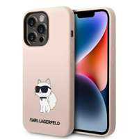 Etui KARL LAGERFELD Apple iPhone 14 Pro Max Silicone Choupette Różowy Hardcase