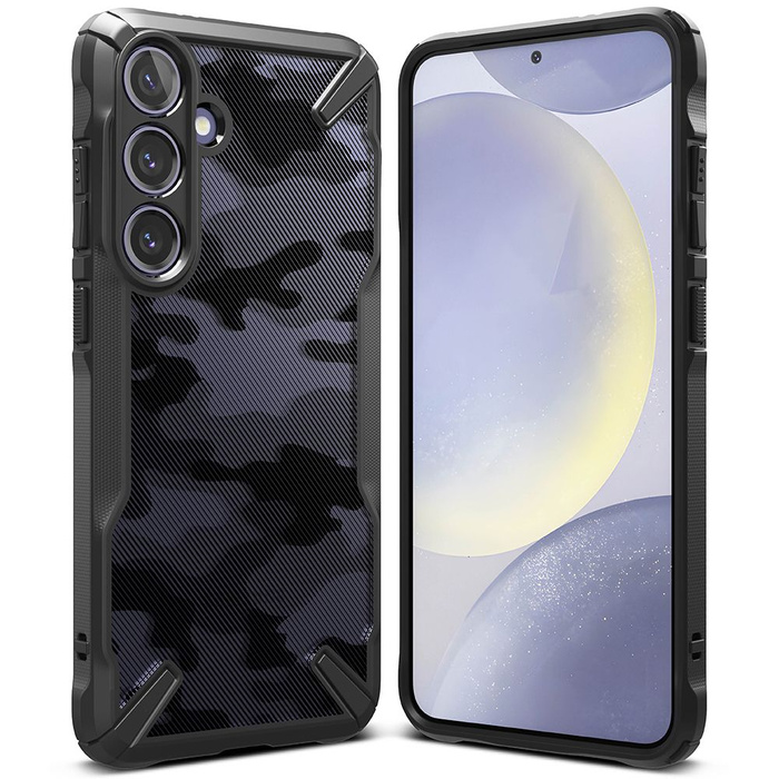 Etui Ringke Fusion X Samsung Galaxy S24 Camo Black Case