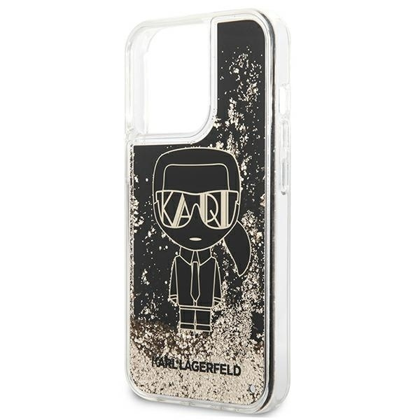 Karl Lagerfeld KLHCP13LLGGKBK iPhone 13 Pro 6,1"czarny/black hardcase Liquid Glitter Gatsby