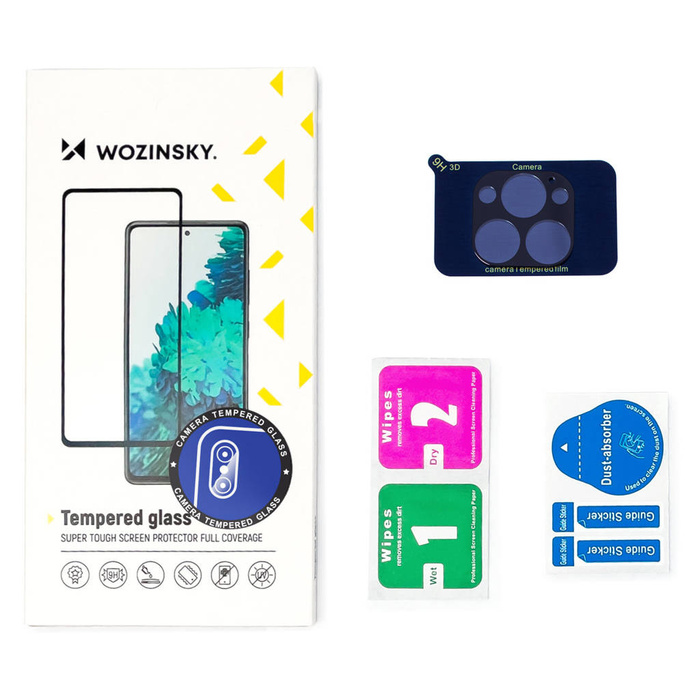 Wozinsky Full Camera Glass szkło hartowane 9H na cały aparat kamerę Motorola Moto G41