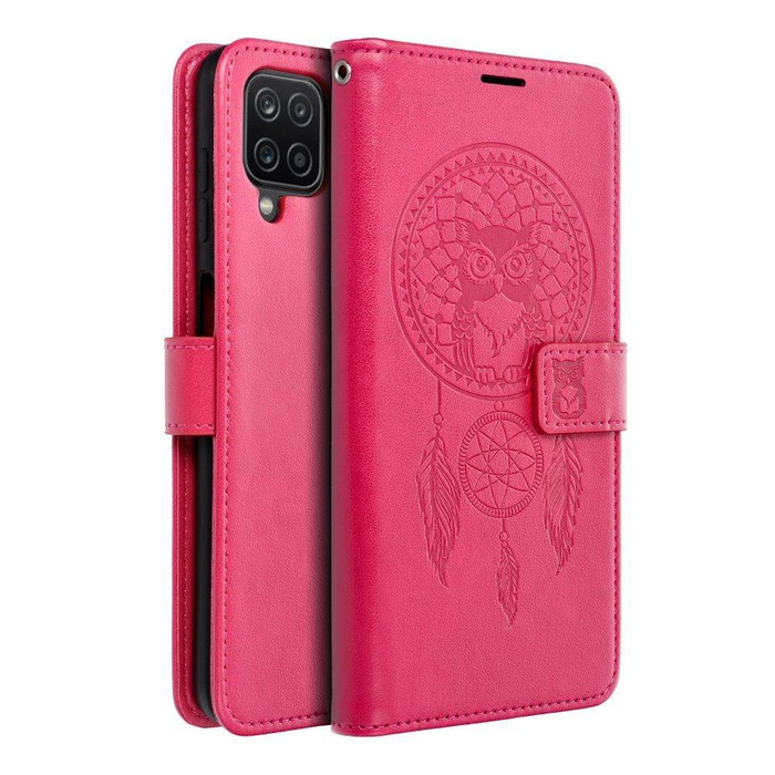 Etui Kabura MEZZO Book do SAMSUNG A12 łapacz snów magenta Case