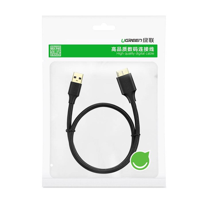 Ugreen kabel przewod USB - micro USB Typ B SuperSpeed 3.0 1m czarny (10841)