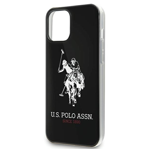 Etui US POLO Apple iPhone 12 Pro Max 6,7 Shiny Big Logo USHCP12LTPUHRBK Czarny Case