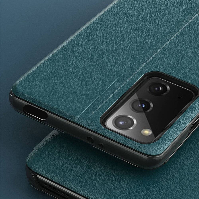 Eco Leather View Case elegancki futerał etui z klapką i funkcją podstawki Xiaomi Poco M3 / Xiaomi Redmi 9T niebieski