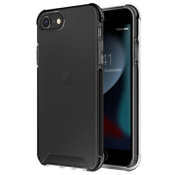 UNIQ etui Combat iPhone SE 2022 / SE 2020 /7/8 czarny/carbon black