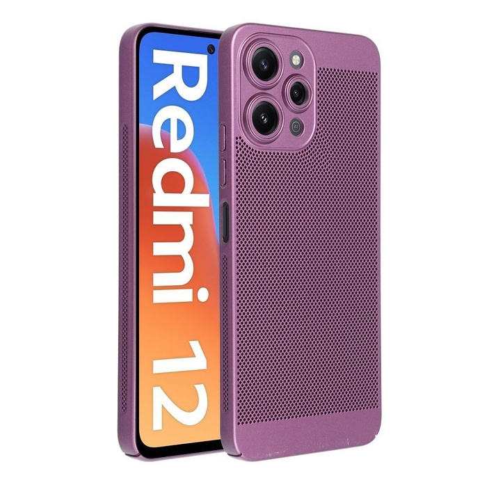 Etui Futerał BREEZY do XIAOMI Redmi 12 4G fioletowy Case