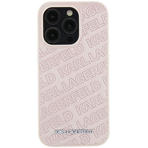 Etui Karl Lagerfeld KLHCP15SPQKPMP iPhone 15 6.1" różowy/pink hardcase Quilted K Pattern Case