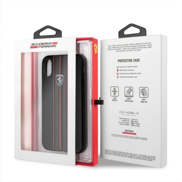 Etui FERRARI Apple iPhone X Urban Czarny Case