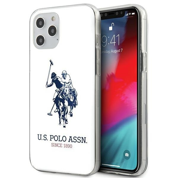 Etui US POLO Apple iPhone 12 Pro Max 6,7 Shiny Big Logo USHCP12LTPUHRWH Biały Case